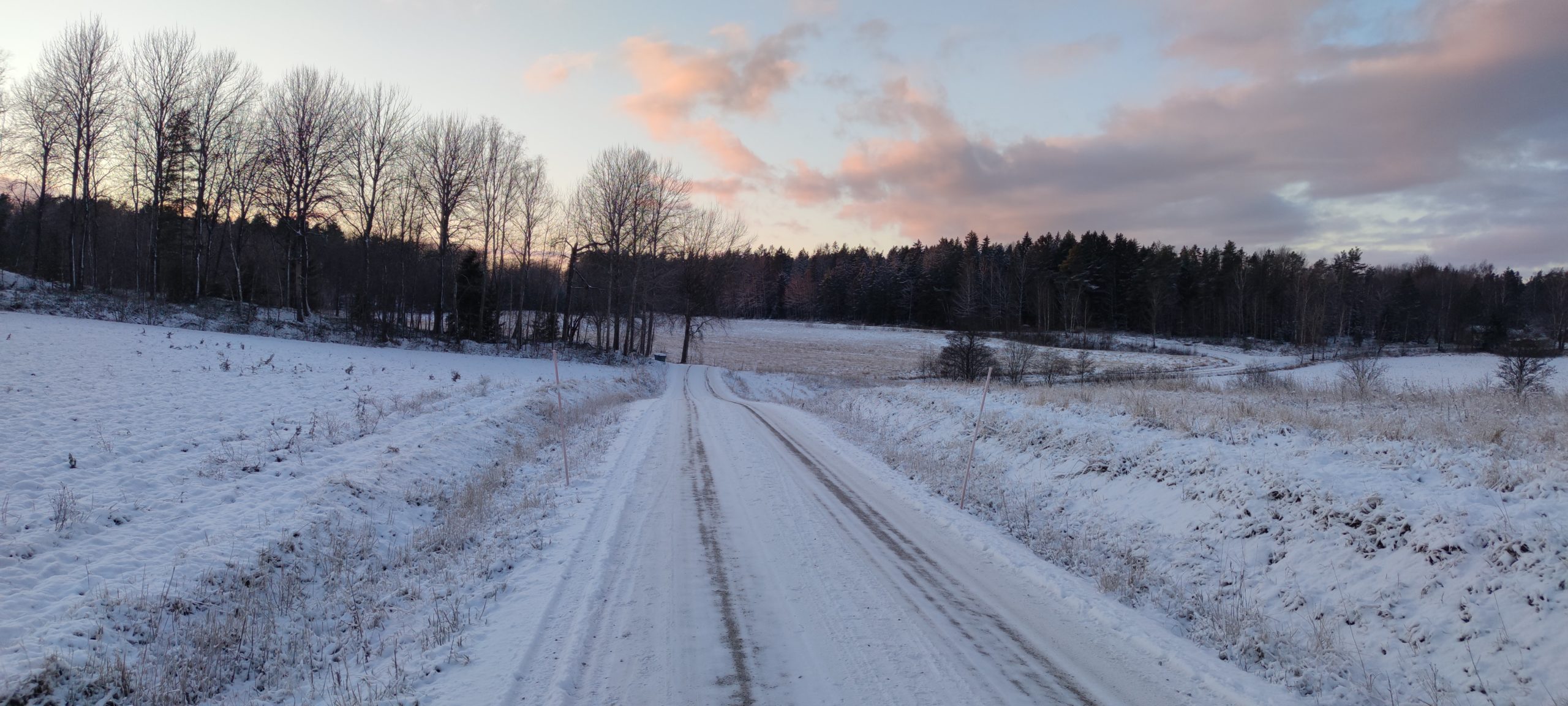 mora lugnet väg vinter